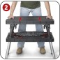 Keter 237005 Foldbar Arbejdsbænk 55 x 85 cm Keter 237005 Foldbar Arbejdsbænk 55 x 85 cm